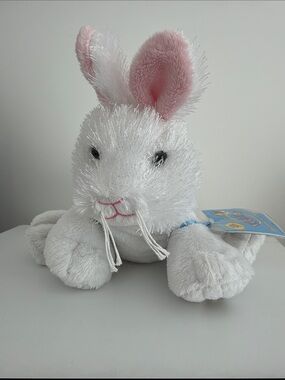 NWT Ganz Webkinz White Rabbit - #HM078 Unused Code